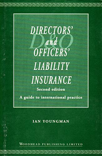 Stock image for Directors' and Officers' Liability Insurance for sale by Books Puddle