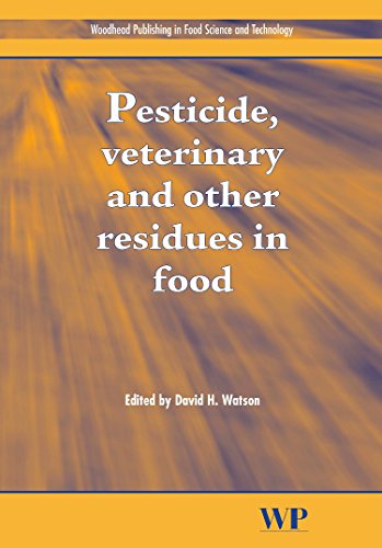 9781855737341: Pesticide, Veterinary and Other Residues in Food (Woodhead Publishing Series in Food Science, Technology and Nutrition)