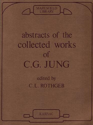 Abstracts of the Collected Works of C.G. Jung