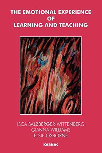 Beispielbild fr The Emotional Experience of Learning and Teaching zum Verkauf von Blackwell's