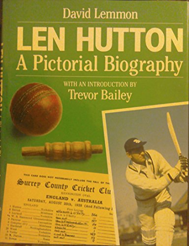 Stock image for LEN HUTTON A PICT.BIOGRAPHY for sale by WorldofBooks