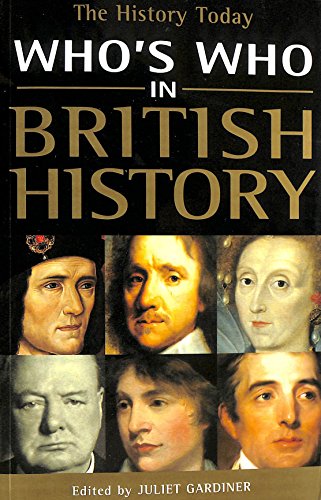 9781855858824: WHO'S WHO IN BRITISH HISTORY