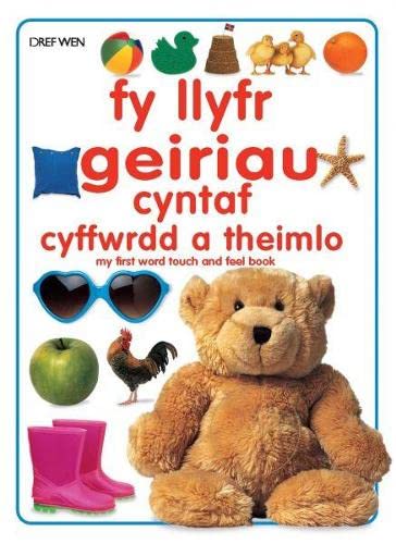 Stock image for Fy Llyfr Geiriau Cyntaf Cyffwrdd a Theimlo - My First Word Touch and Feel Book for sale by WorldofBooks