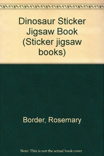 9781855970328: Dinosaur Sticker Jigsaw Book