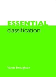 9781856045148: Essential Classification