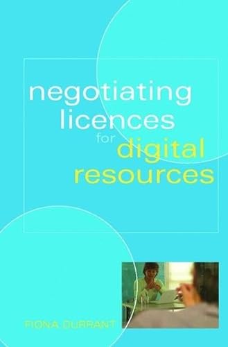 Stock image for Negotiating Licences for Digital Resources for sale by Better World Books