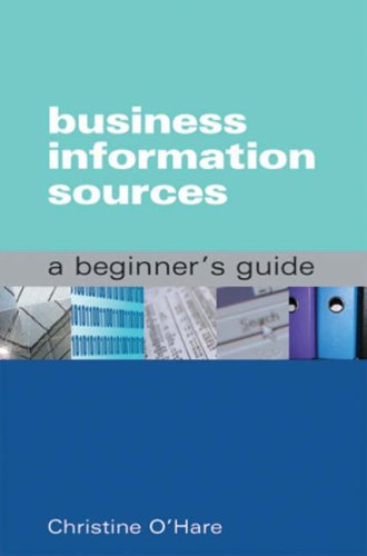 Immagine dell'editore per Business Information Sources venduto da Phatpocket Limited