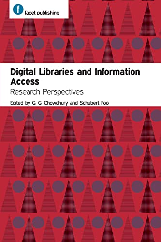 Stock image for Digital Libraries and Information Access: Research Perspectives for sale by Revaluation Books
