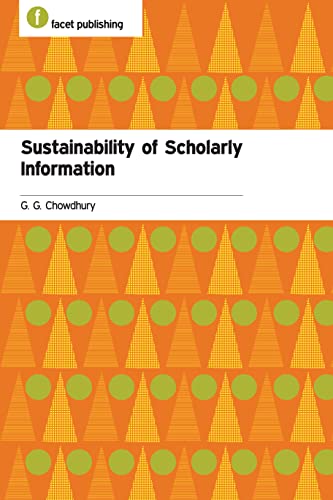 Imagen de archivo de Sustainability of Scholarly Information a la venta por Row By Row Bookshop