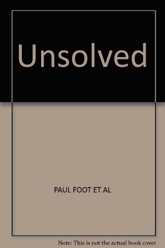 Stock image for Unsolved for sale by AwesomeBooks