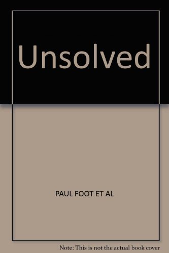 9781856051224: Unsolved