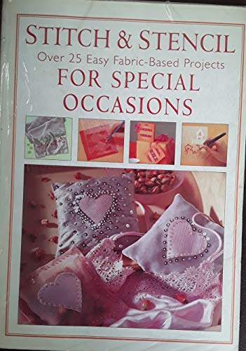 Stock image for Stitch & Stencil Special Occasions for sale by WorldofBooks