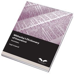 Beispielbild fr Witherby's Dictionary of Insurance zum Verkauf von medimops