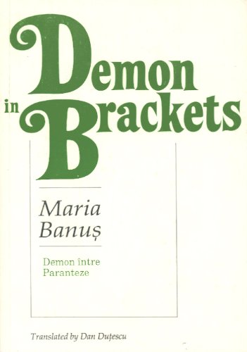 9781856100311: Demon in Brackets: Poems/Demon Intre Paranteze : Poeme