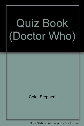 Stock image for Quiz Book (Doctor Who) for sale by Aardvark Rare Books