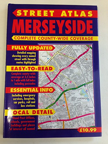 Stock image for Street Atlas Merseyside: Complete County-Wide Coverage for sale by AwesomeBooks