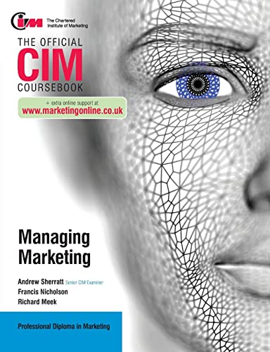 Imagen de archivo de CIM Coursebook: Managing Marketing a la venta por WorldofBooks