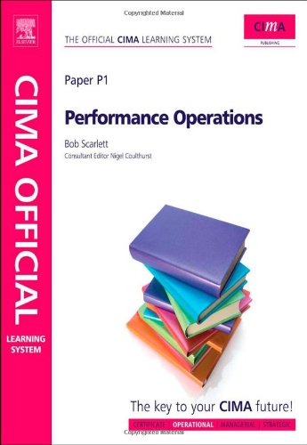 Beispielbild fr CIMA Official Learning System - Performance Operations: Operational Level zum Verkauf von WorldofBooks