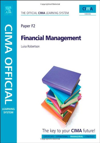 Beispielbild fr CIMA Official Learning System Financial Management: Managerial Level zum Verkauf von WorldofBooks