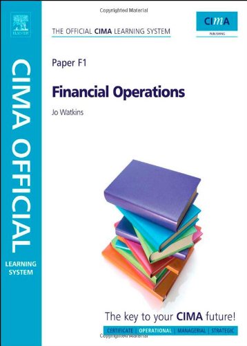 Beispielbild fr CIMA Official Learning System Financial Operations: Operational Level zum Verkauf von WorldofBooks