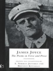 Stock image for James Joyce: The Poems in Verse and Prose for sale by Ergodebooks