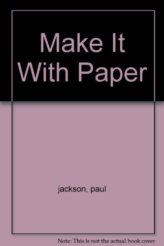 9781856272360: Make It With Paper