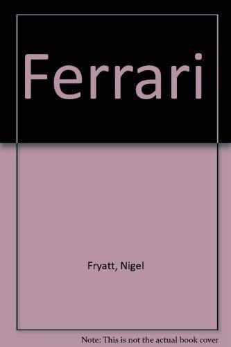 Beispielbild fr Ferrari zum Verkauf von AwesomeBooks