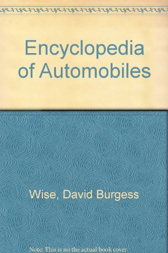 Stock image for Encyclopedia of Automobiles for sale by Books From California