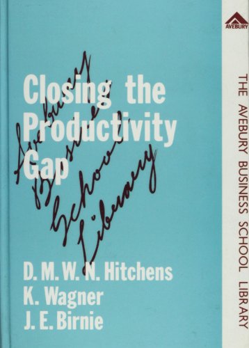 Beispielbild fr Closing the Productivity Gap : A Comparison of Northern Ireland, the Republic of Ireland, Britain and West Germany zum Verkauf von Better World Books