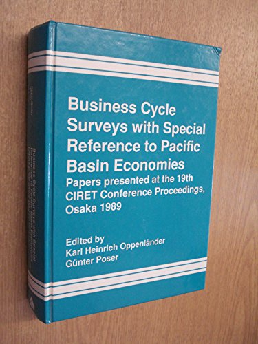 Business Cycle Surveys with Special Reference to Pacific Basin Economies.; (Papers presented at t...