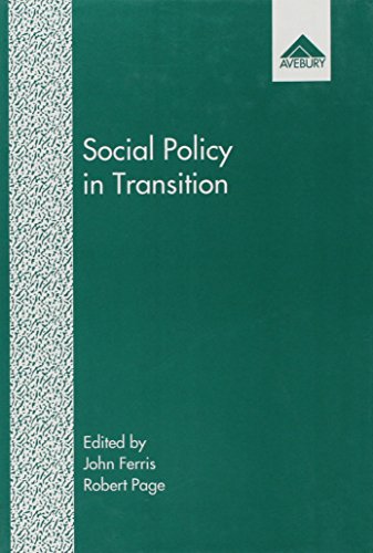 Stock image for Social Policy in Transition: Anglo-German Perspectives in the New European Community for sale by medimops