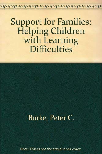 Support for Families (9781856289832) by Burke, Peter; Cigno, Katy