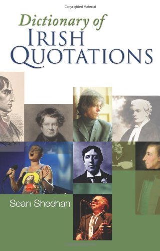 Stock image for Dictionary Of Irish Quotations for sale by Goldstone Books