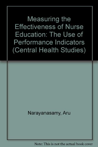 Beispielbild fr Measuring the Effectiveness of Nurse Education. zum Verkauf von Frans Books