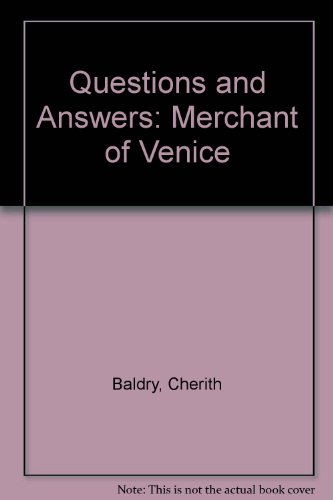9781856460637: "Merchant of Venice"