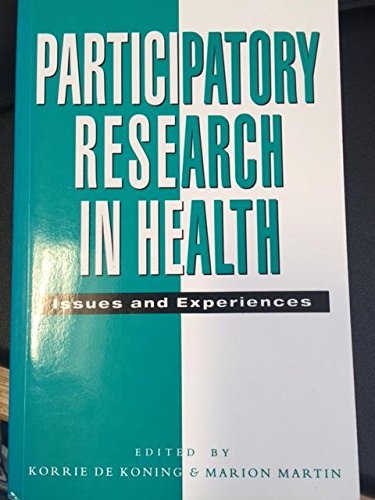 Imagen de archivo de Participatory Research in Health: Issues and Experiences a la venta por More Than Words