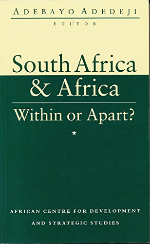Beispielbild fr South Africa and Africa: Within or Apart? zum Verkauf von Buchpark