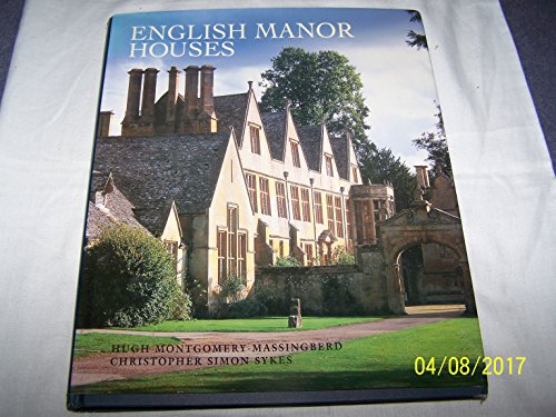 9781856692229: MANOR HOUSES [O/P] OF ENGLAND (Hb)