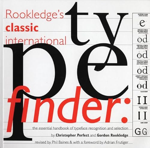 Imagen de archivo de Rookledge's Classic International Typefinder a la venta por Book People
