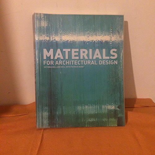 Stock image for Materials for Architectural Design for sale by Better World Books Ltd