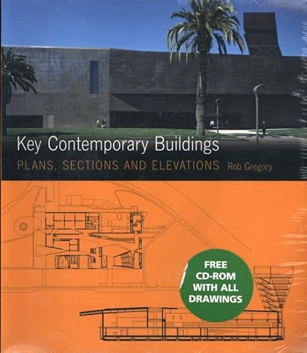 9781856695015: Key Contemporary Buildings: Plans, Sections and Elevations (with CD-ROM)