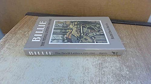 9781856810418: Billie - The Nevill Letters 1914-1916