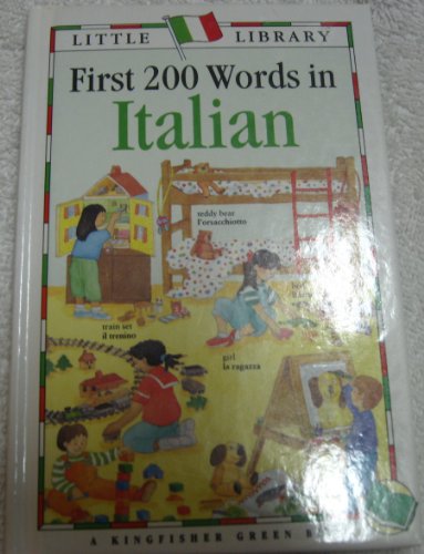 Imagen de archivo de First 200 Words in Italian (Little Library) a la venta por Wonder Book