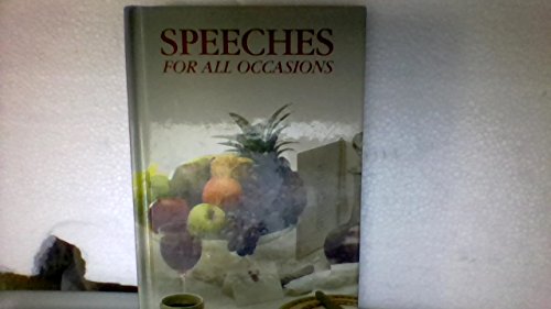 Beispielbild fr Speeches for All Occasions zum Verkauf von Wonder Book
