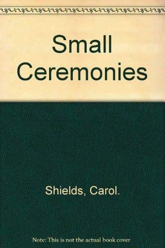 Imagen de archivo de Small Ceremonies a la venta por Sarah Zaluckyj