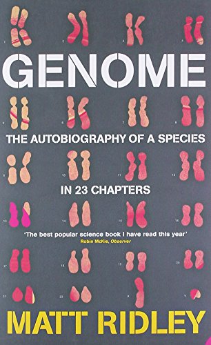 Imagen de archivo de Genome: The Autobiography of Species in 23 Chapters a la venta por Wonder Book