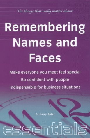 Stock image for Remembering Names and Faces for sale by Better World Books