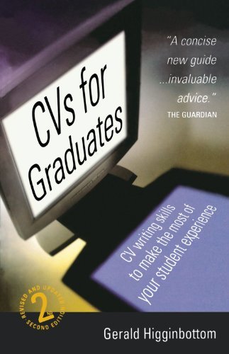9781857038316: CVs for Graduates: 2nd edition: Cv writing skills to make the most of your student experience
