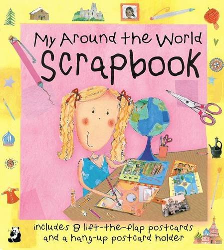 Stock image for My Around the World Scrapbook: Includes Removable Postcards and Postcard Holder for sale by WorldofBooks