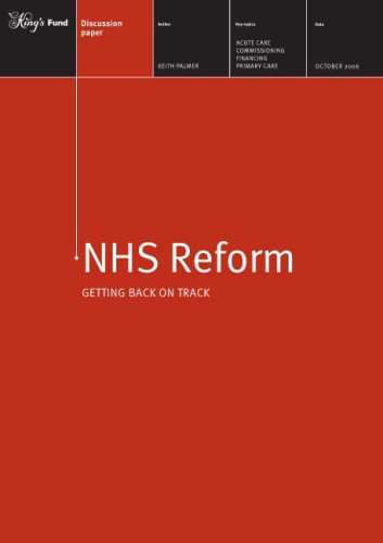 Stock image for Nhs Reform: Getting Back on Track for sale by Phatpocket Limited